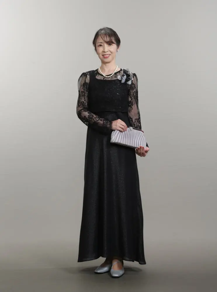 マザーズドレス　コロ マザーズドレス ロングドレス 結婚式 親族 フォーマルドレス 50